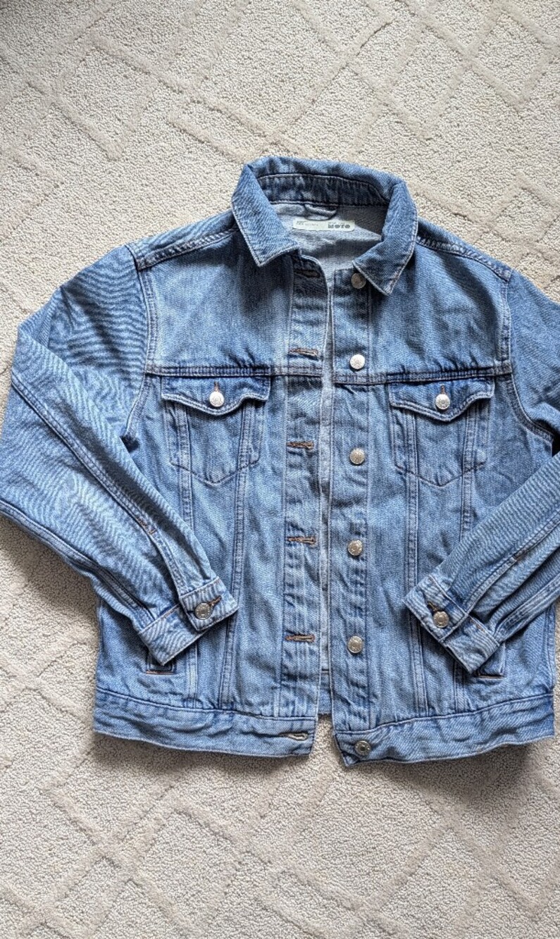 Topshop Light Blue Denim Jacket